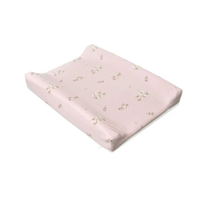 Mini Dreams Skötbädd med kant Bunny Rosa i gruppen Barnrum / Skötbord & skötbäddar hos Köpbarnvagn (MIDR6061103)