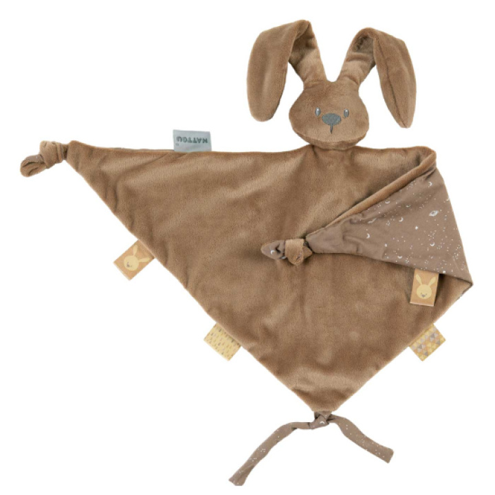 Nattou Lapidou Snutte Stor Glow in the dark Mocha i gruppen Babytillbehör / Filtar & snuttefiltar / Snuttefiltar hos Köpbarnvagn (NATT41020-43)