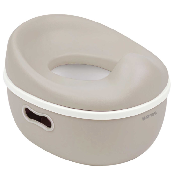 Nattou Potty 3-i-1 Beige i gruppen Babytillbehör / Omvårdnad & Hygien / Pottor & toasitsar hos Köpbarnvagn (NATT41049-6)