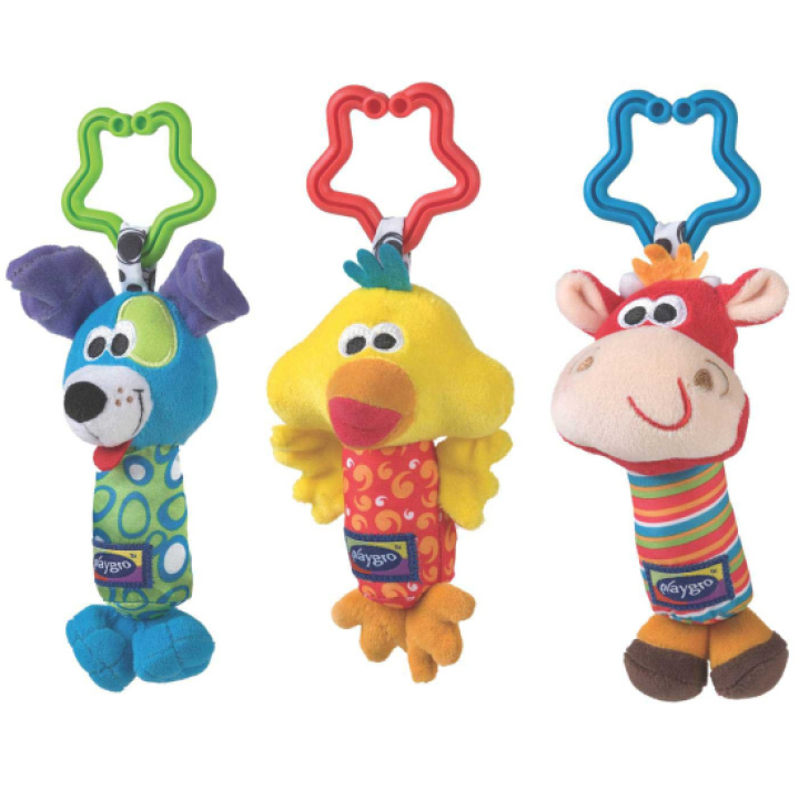 Playgro Tinkle Trio vagnsleksaker 3-pack i gruppen Barnvagnar / Tillbehör / Leksaker för barnvagn hos Köpbarnvagn (PLGR181059)