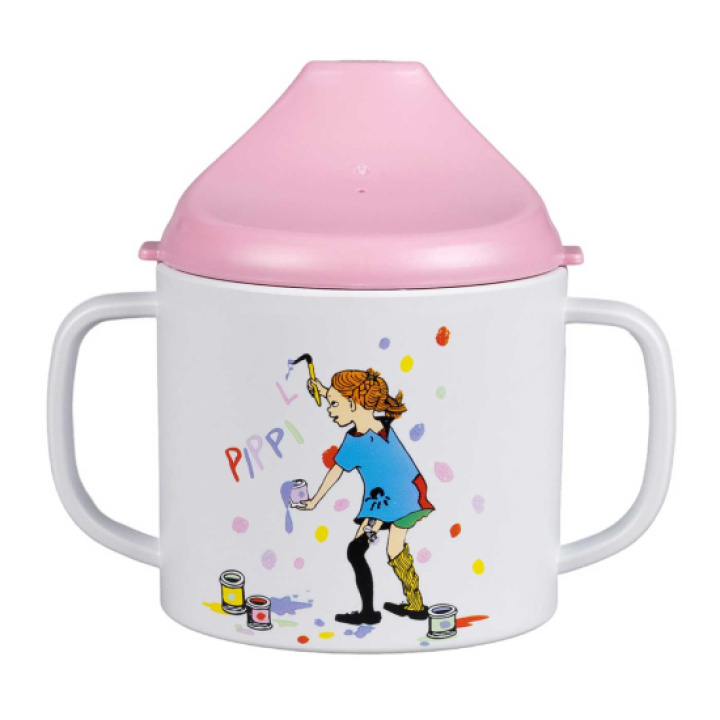 Pippi Födelsedag Pipmugg i gruppen Äta & Mata / Nappflaskor & muggar hos Köpbarnvagn (RAST5505)