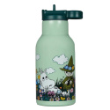 Mumin Äng Vattenflaska Grön
