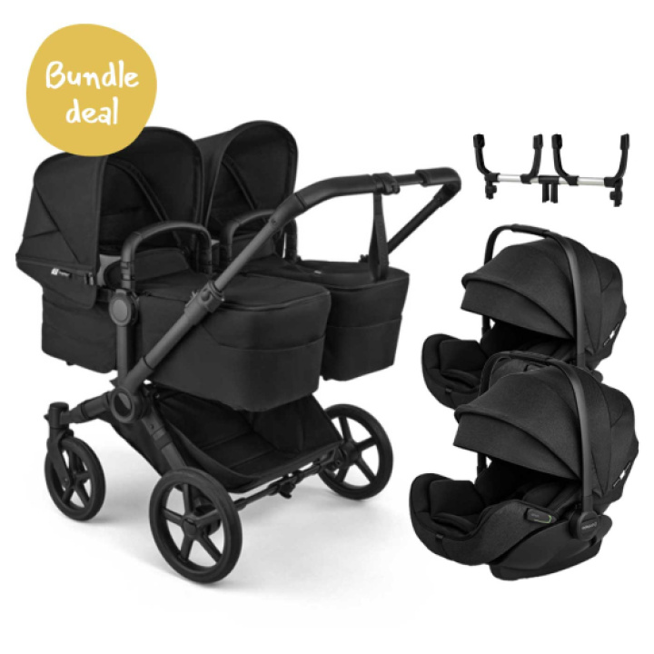 Bugaboo Donkey 6 Tvillingvagn Inkl. Otter Babyskydd i gruppen Barnvagnar / Varumärken / Bugaboo / Bugaboo Donkey 6 hos Köpbarnvagn (SET-BGBD6TWNOTR)