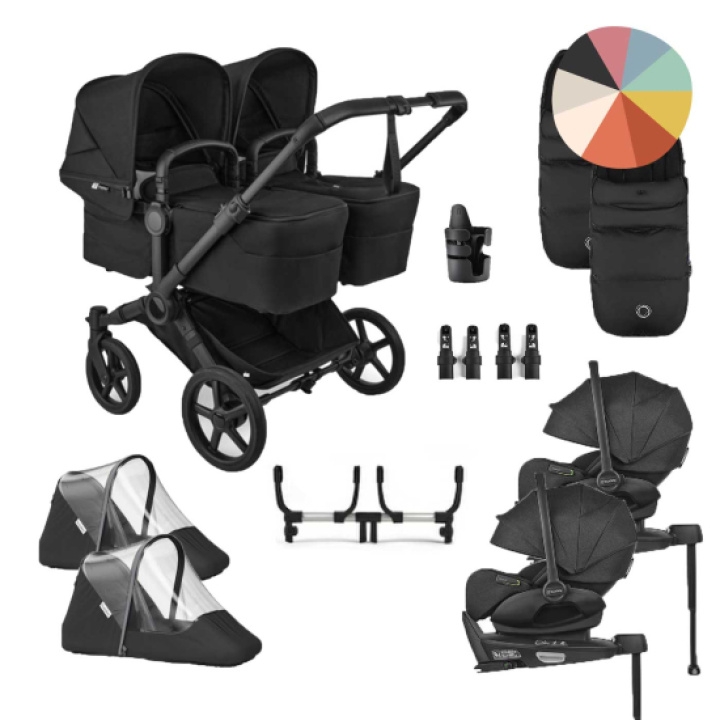 Bugaboo Donkey 6 Tvillingvagn XL Paket i gruppen Barnvagnar / Varumärken / Bugaboo / Bugaboo Donkey 6 hos Köpbarnvagn (SET-BGBDNK64)