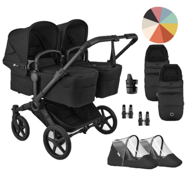 Bugaboo Donkey 6 Tvillingvagn Paket L i gruppen Barnvagnar / Varumärken / Bugaboo / Bugaboo Donkey 6 hos Köpbarnvagn (SET-BGBDNK65)