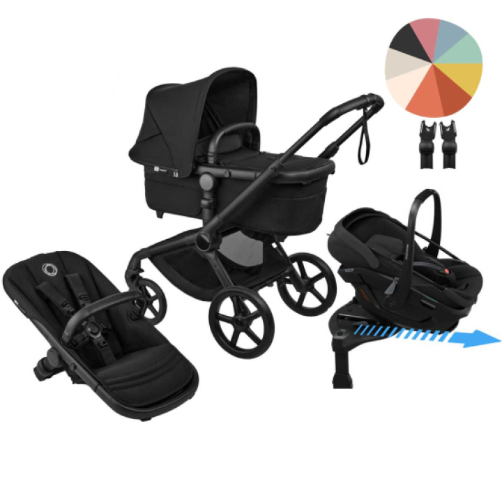 Bugaboo Fox 5 Renew Inkl. Maxi-Cosi Coral Slide Pro & Bas i gruppen Barnvagnar / Varumärken / Bugaboo / Bugaboo Fox 5 hos Köpbarnvagn (SET-BGBFXRN2)
