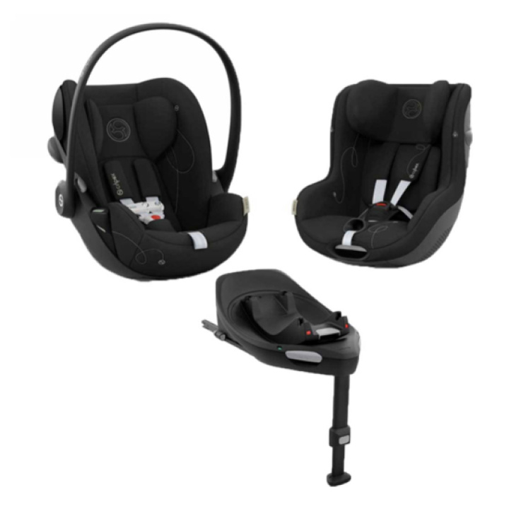 Cybex Paket Cloud G, Sirona G & Base G i gruppen Bilbarnstolar / Guide Bilbarnstolar / Roterbara bilbarnstolar hos Köpbarnvagn (SET-CLDBasSrna)