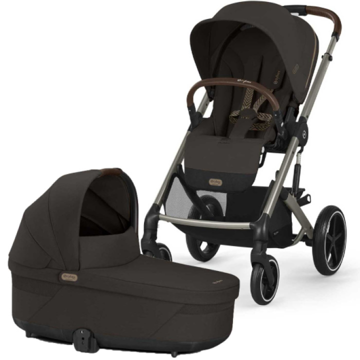 Cybex Balios S Lux Duovagn Chocolate Brown i gruppen Barnvagnar / Varumärken / Cybex / Cybex Balios S Lux hos Köpbarnvagn (SET-CYBBLXCB)