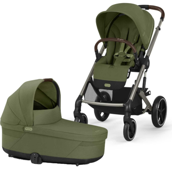 Cybex Balios S Lux Duo 2025 Moss Green i gruppen Barnvagnar / Varumärken / Cybex / Cybex Balios S Lux hos Köpbarnvagn (SET-CYBBLXMG)