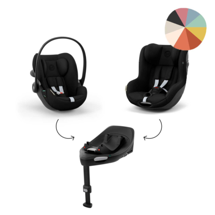Cybex Cloud G3 + Sirona G3 + Base G3 i gruppen Bilbarnstolar / Bilstolspaket hos Köpbarnvagn (SET-CYBCLDSRGBS3)