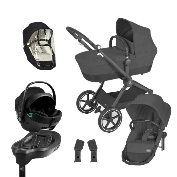 Cybex Eos Lux Duovagn Inkl. Axkid GoKid & Bas i gruppen Barnvagnar / Barnvagnspaket / Cybex barnvagnspaket hos Köpbarnvagn (SET-CYBEOSGKB)