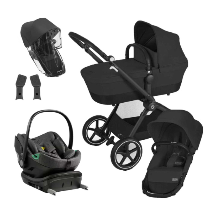 Cybex Eos Lux Duovagn Inkl. Axkid GoKid & Bas i gruppen Barnvagnar / Barnvagnspaket / Cybex barnvagnspaket hos Köpbarnvagn (SET-CYBEOSGKB)