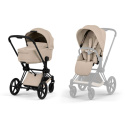 Cybex Priam Matt Black Chassi Inkl. Laya Bärsele