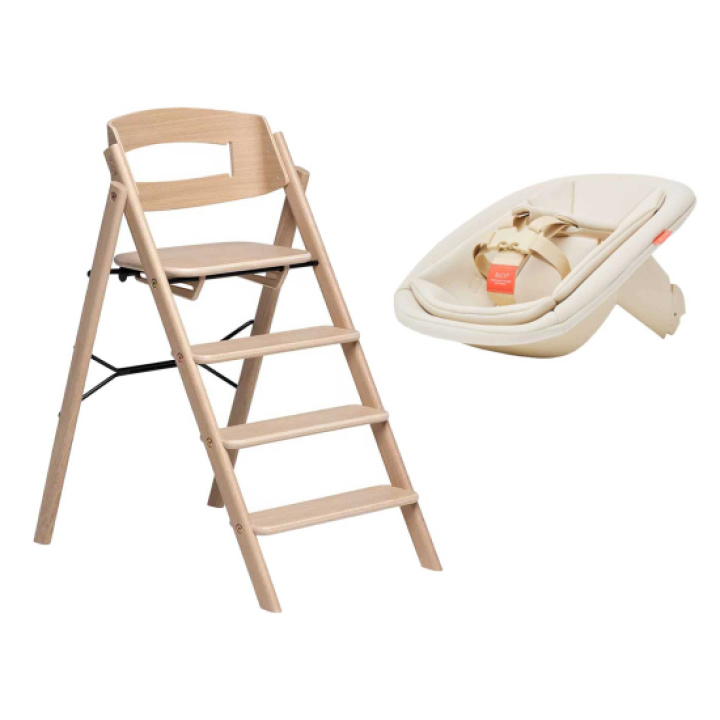 KAOS Klapp Matstol Ek Inkl. Babysits i gruppen Äta & Mata / Matstolar & dynor / KAOS Klapp hos Köpbarnvagn (SET-KAOSEKPKT1)