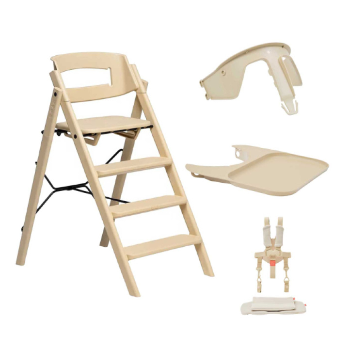 KAOS Klapp Matstol Återvunnen plast Inkl. Tillbehör i gruppen Äta & Mata / Matstolar & dynor / KAOS Klapp hos Köpbarnvagn (SET-KAOSPLSTPKT)