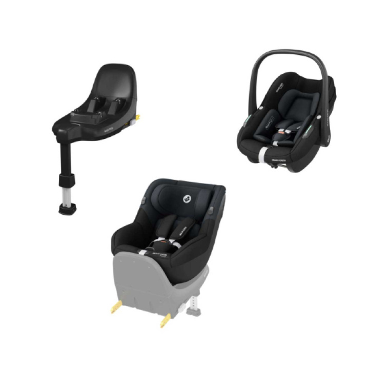 Maxi-Cosi Paket Pebble S, Pearl S & FamilyFix S i gruppen Bilbarnstolar / Varumärke / Maxi-Cosi hos Köpbarnvagn (SET-MACOS)