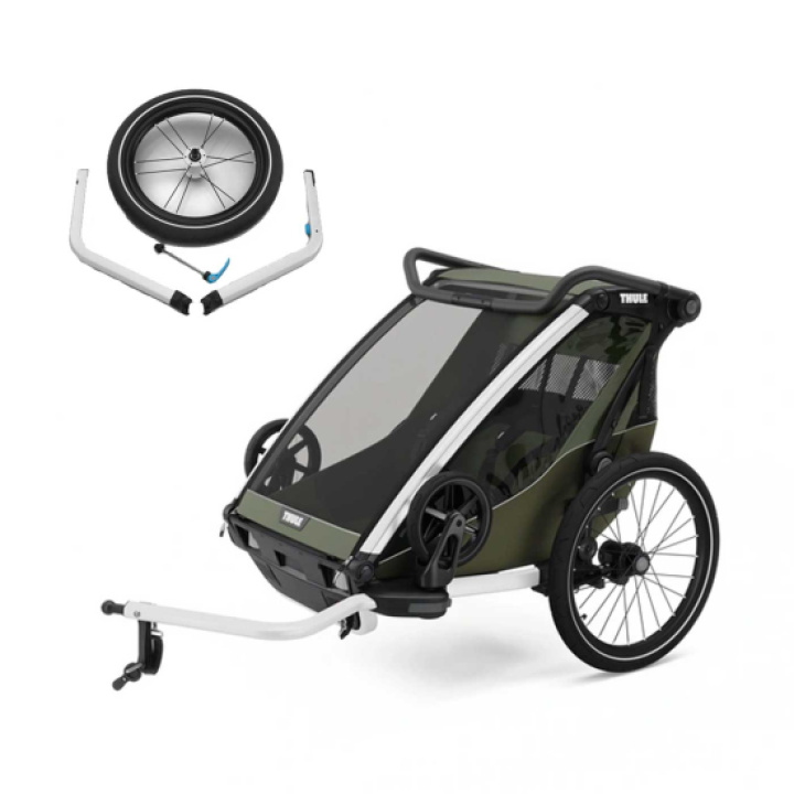 Thule Chariot Lite Double Inkl. Joggingset i gruppen Barnvagnar / Barnvagnspaket / Thule hos Köpbarnvagn (SET-THLCHL2)