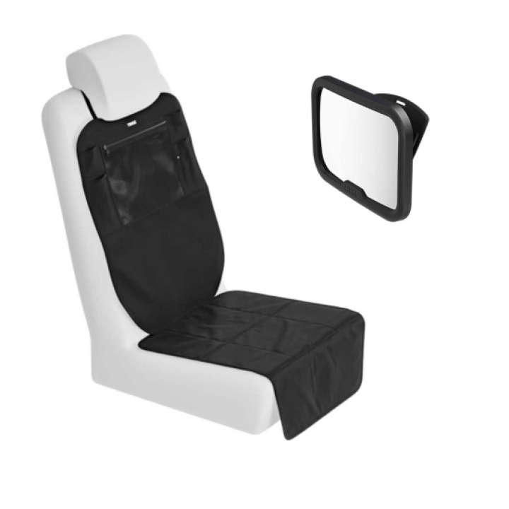 Thule tillbehörspaket Sparkskydd & Spegel i gruppen Bilbarnstolar / Tillbehör / Sparkskydd & sätesskydd hos Köpbarnvagn (SET-THSPSKDSPG)