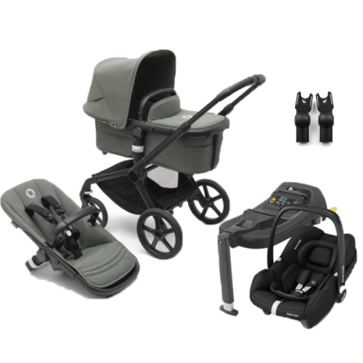 Bugaboo Fox 5 + Maxi-Cosi Cabriofix i-Size + Bas i gruppen Barnvagnar / Varumärken / Bugaboo / Bugaboo Fox 5 hos Köpbarnvagn (SET-bgbmcc2)