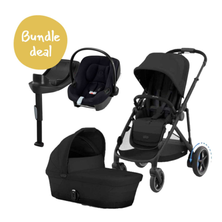 Cybex e-Gazelle Duovagn Inkl Aton B2 & Bas i gruppen Barnvagnar / Barnvagnspaket / Cybex barnvagnspaket hos Köpbarnvagn (SET-egzlanb2abas)