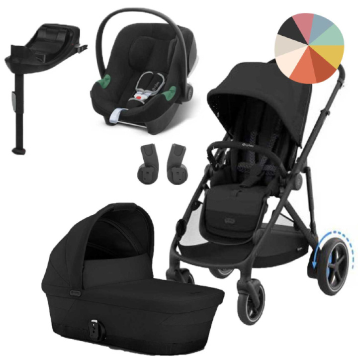 Cybex e-Gazelle Duovagn Inkl Aton B2 & Bas i gruppen Barnvagnar / Barnvagnspaket / Cybex barnvagnspaket hos Köpbarnvagn (SET-egzlanb2abas)