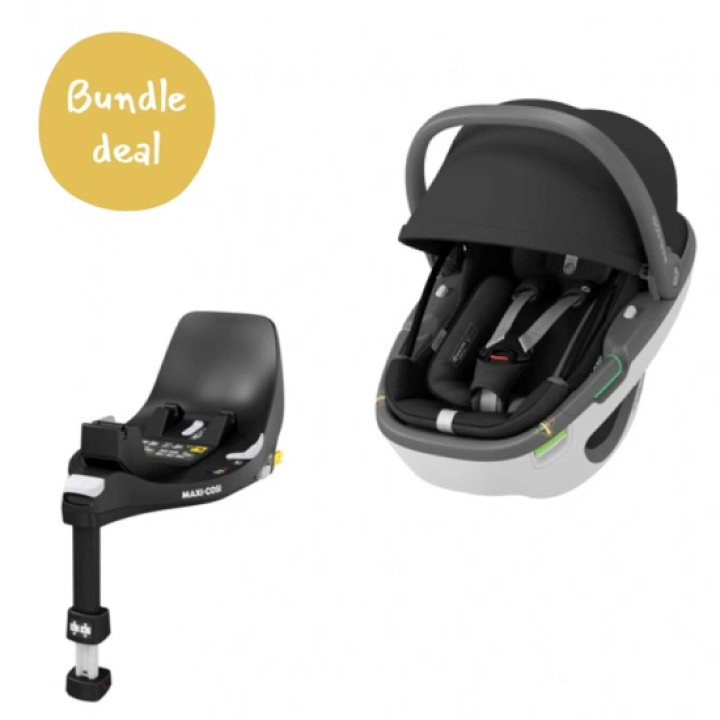 MAXI-COSI CORAL 360 & Familyfix360 i gruppen Bilbarnstolar / Stol för varje steg / Babyskydd hos Köpbarnvagn (SET-mcff360)