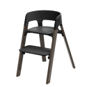 Stokke Steps Matstolspaket Black/Warm Brown