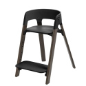 Stokke Steps Matstolspaket Black/Warm Brown