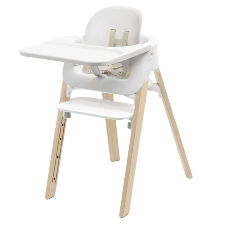 Stokke Steps Matstolspaket White/Natural i gruppen Babytillbehör / Äta & dricka / Matstolspaket hos Köpbarnvagn (STOK692600)