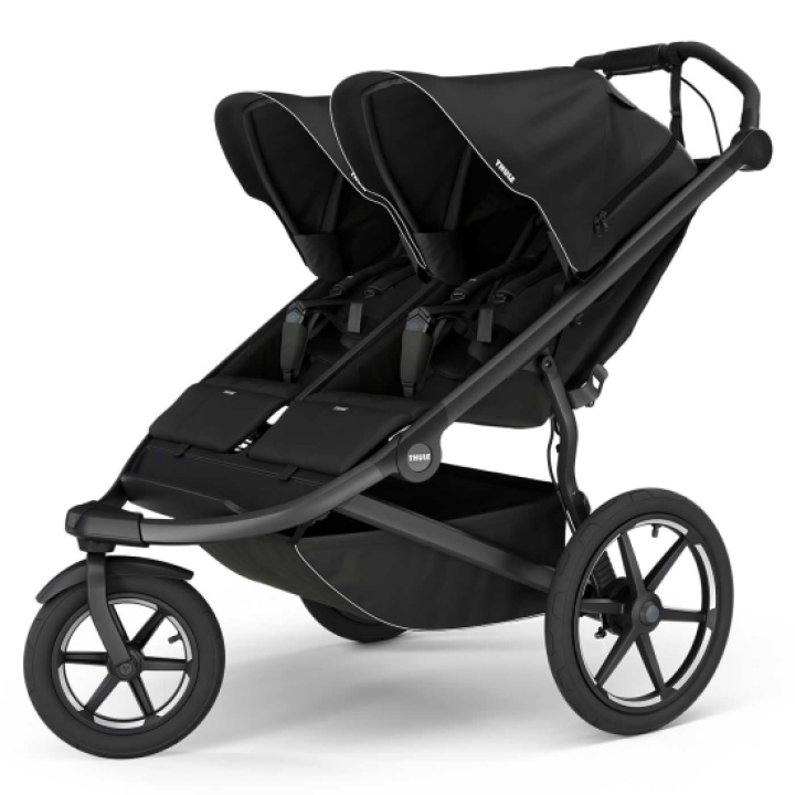 Thule Urban Glide 3 Double Black i gruppen Barnvagnar / Varumärken / Thule / Urban Glide hos Köpbarnvagn (THUL10101978)