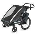Thule Chariot Cross 2 Cykelvagn Double Dark Slate