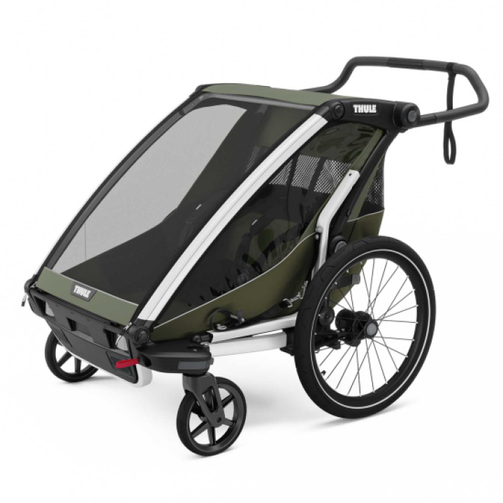 Thule Chariot Lite Cykelvagn Double Vintage Green