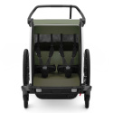 Thule Chariot Lite Cykelvagn Double Vintage Green