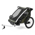 Thule Chariot Lite Cykelvagn Double Vintage Green