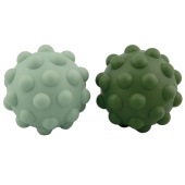  Tiny Tot Sensory Silicone Fidget Small Balls - Green