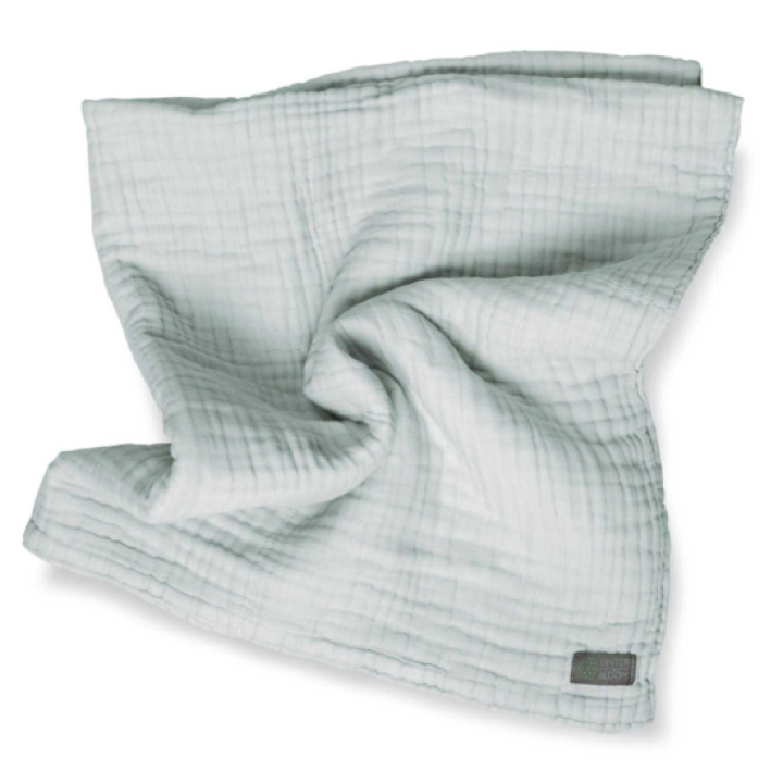 Vinter & Bloom Filt Muslin Eko Sage Green i gruppen Babytillbehör / Filtar & snuttefiltar / Muslinfiltar hos Köpbarnvagn (VIBL40044-1)