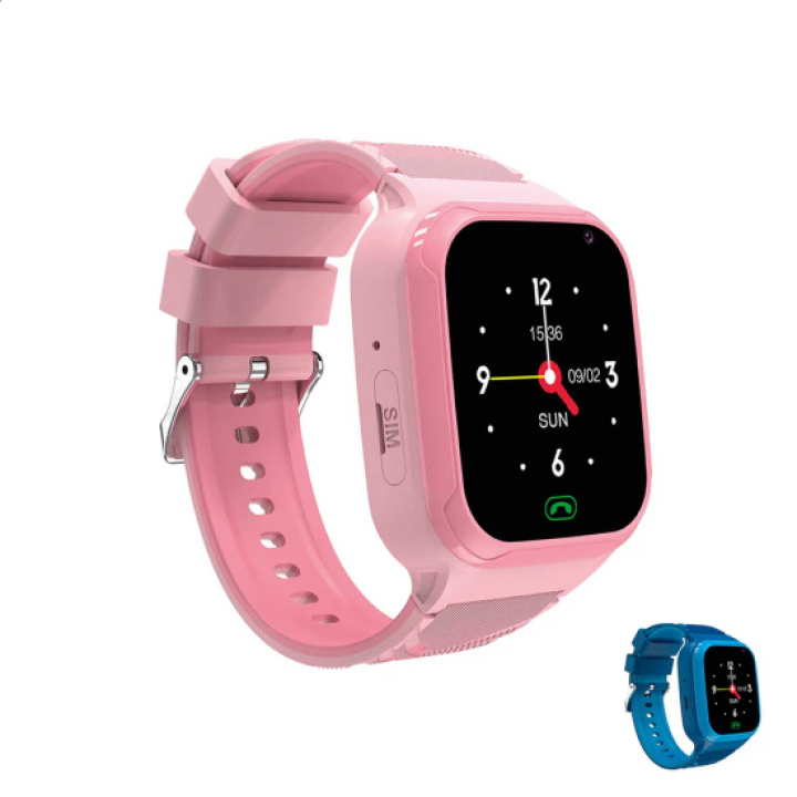 Zazu Smart Watch 4G Rosa i gruppen Babytillbehör / Kläder & accessoarer hos Köpbarnvagn (ZAZUZA-WATCH-02)